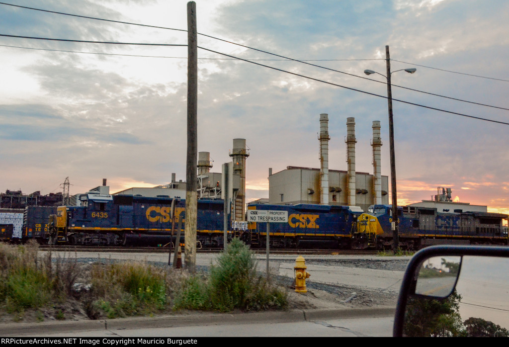 CSX Locomotives in the Yard